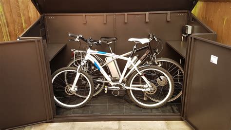 storing an electric bike outside